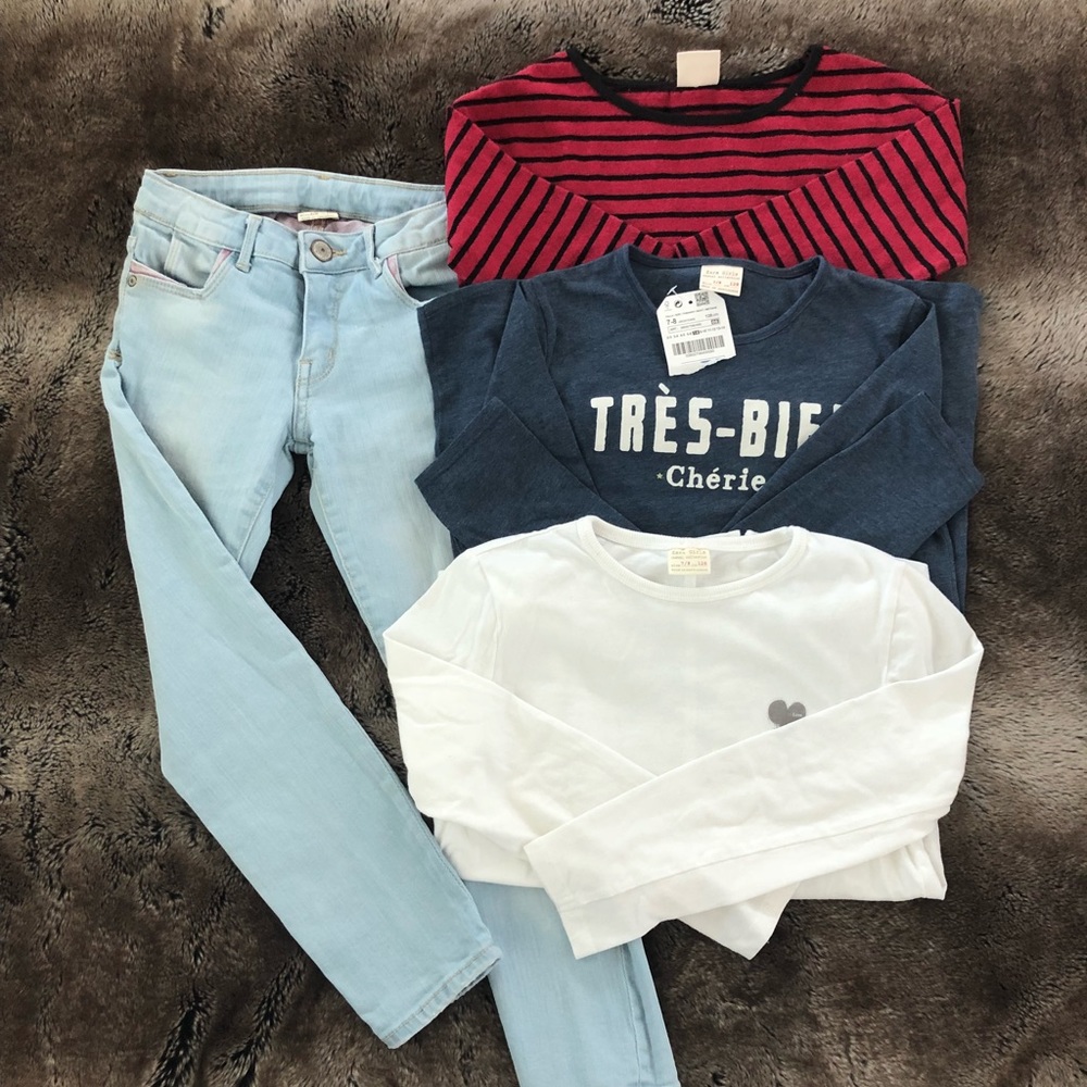 4 items from Zara girl size 7/8,